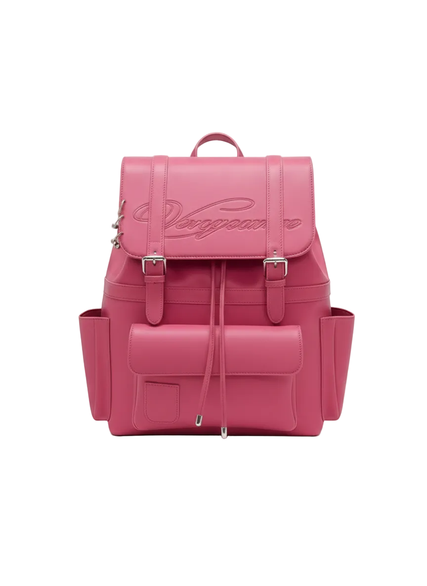 "V1" Pink Leather Bag